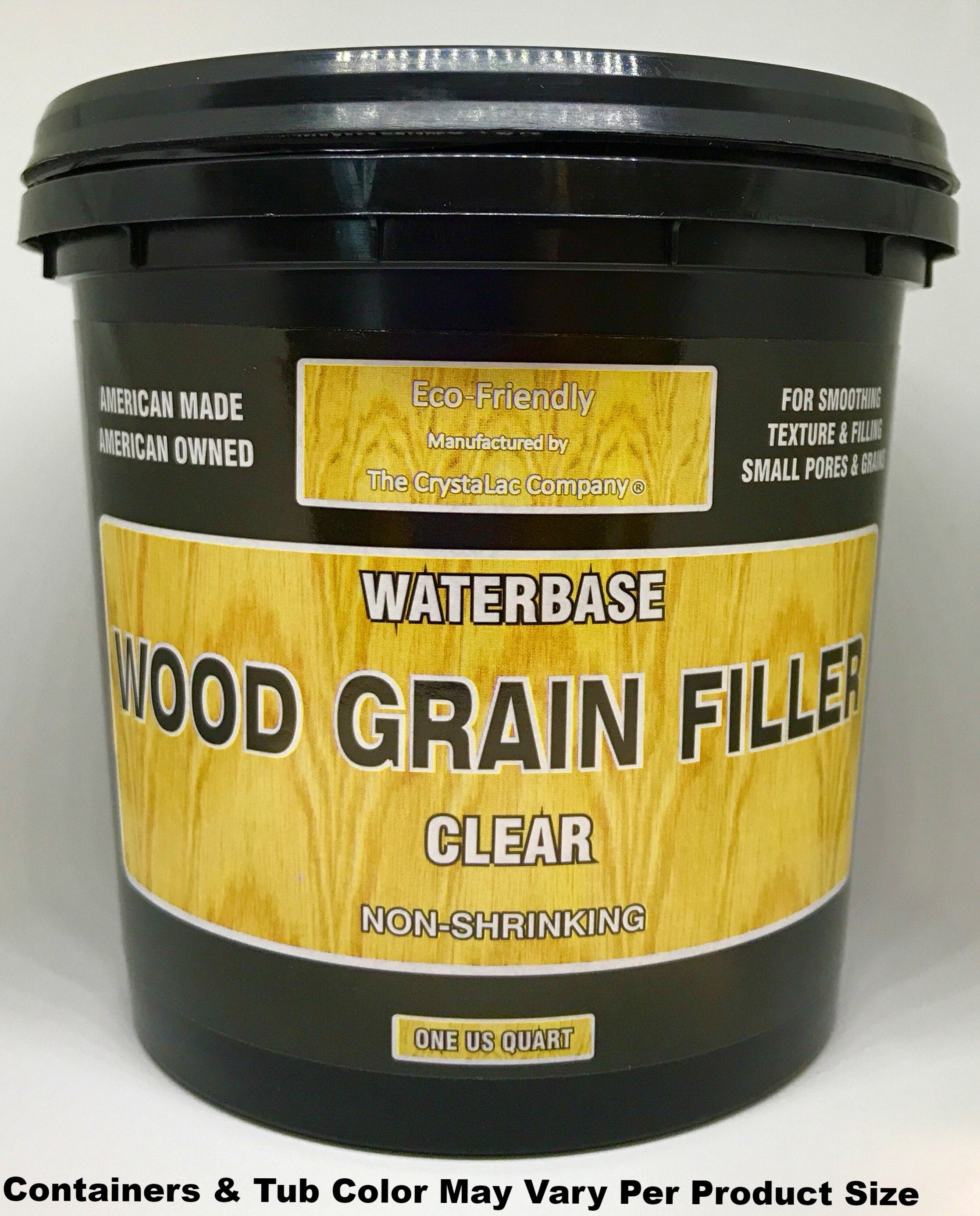 CrystaLac Clear Wood Grain Filler Quart