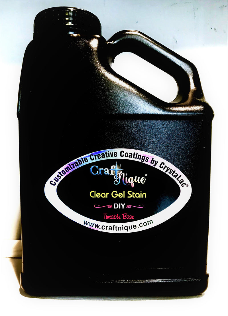 CraftNique Clear Gel Stain/Glaze & DIY Tintable Base