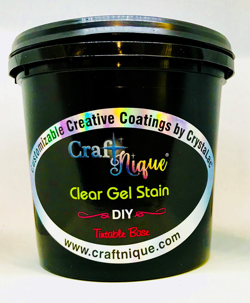 CraftNique Clear Gel Stain/Glaze & DIY Tintable Base