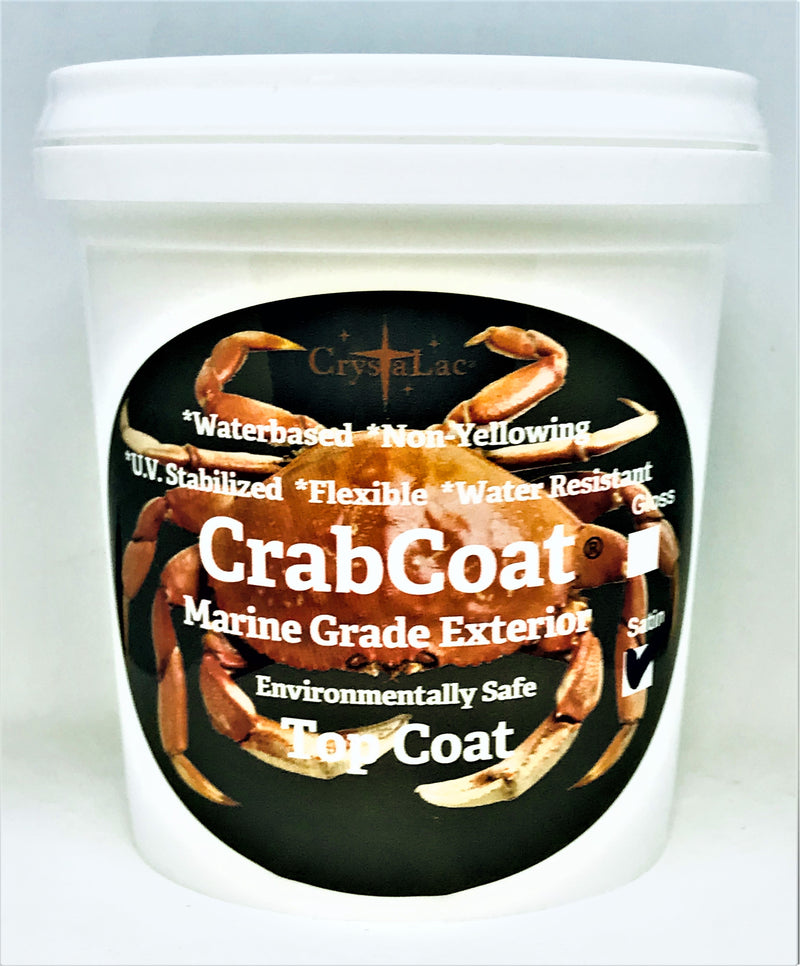 CrabCoat Exterior Marine Finish Clear, UV TopCoat
